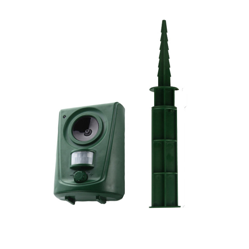 2 X Ultrasonic Animal Repeller PIR Sensor Pest Repellent Alarm Garden Animal Deterrent