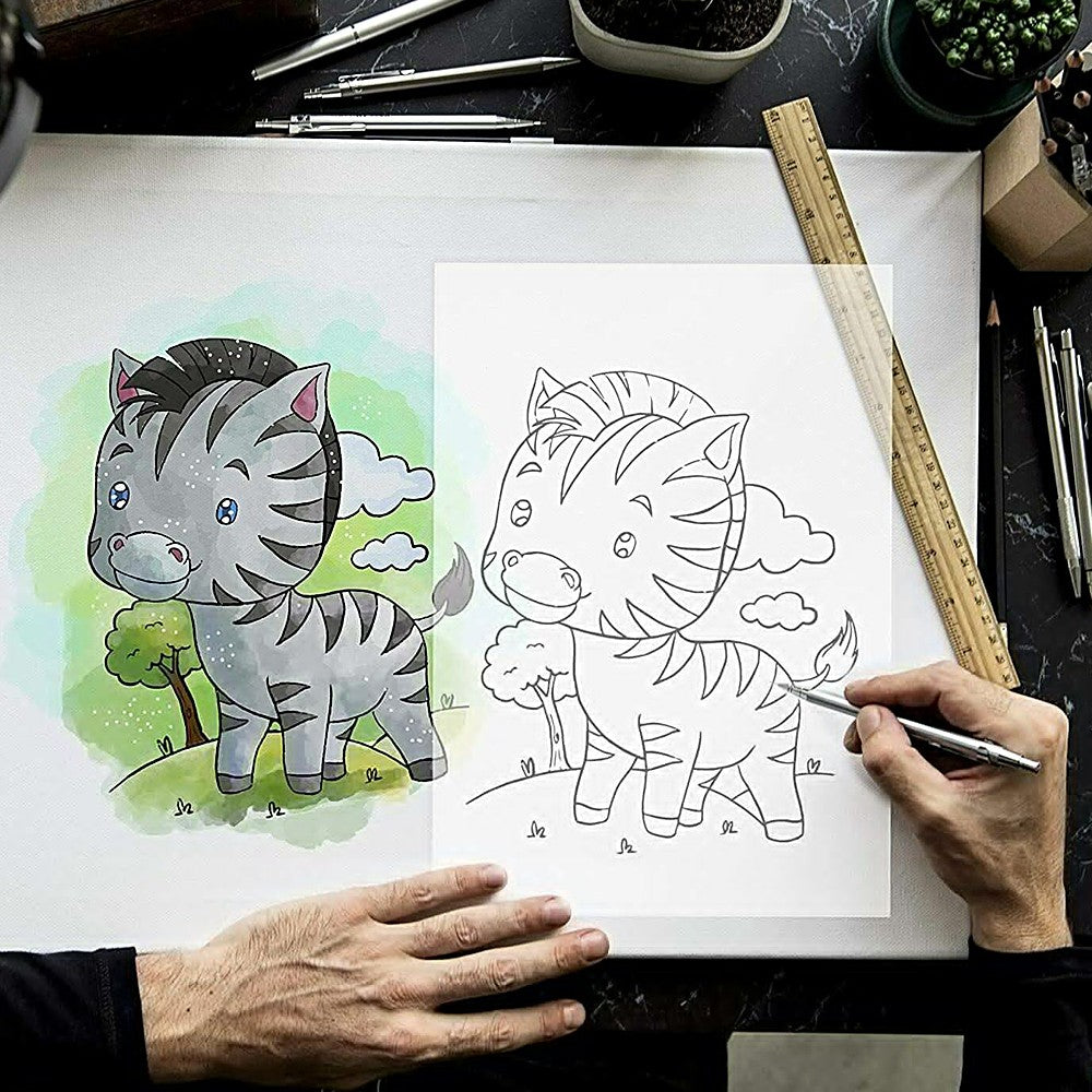 100 Sheets A4 Tracing Paper Translucent Calligraphy Drawing Paper