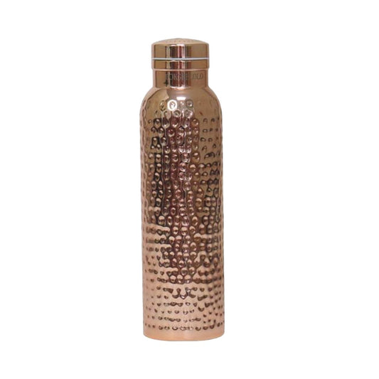 1Pc 620ml Hammered Finish Water Bottle Stainless Steel Drink Bottle