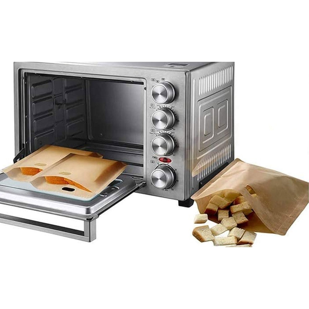10Pcs Reusable Heat-Resistant Toaster Bags