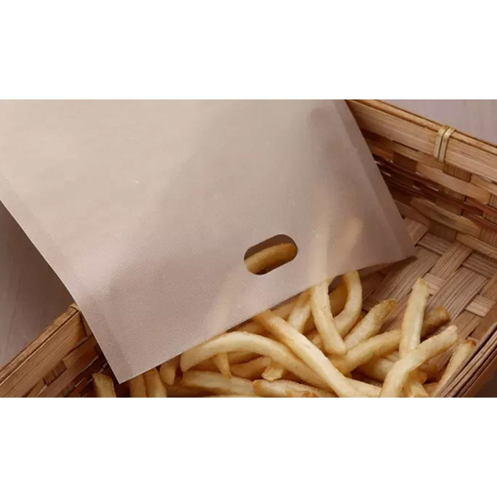 10Pcs Reusable Heat-Resistant Toaster Bags