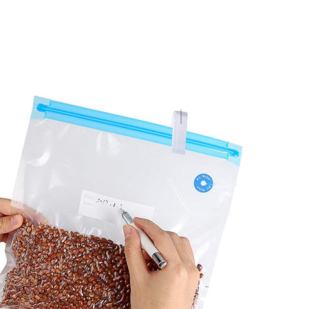 20 Pieces 22x28cm Reusable Food Vacuum Sealer Bags with Manual Pump