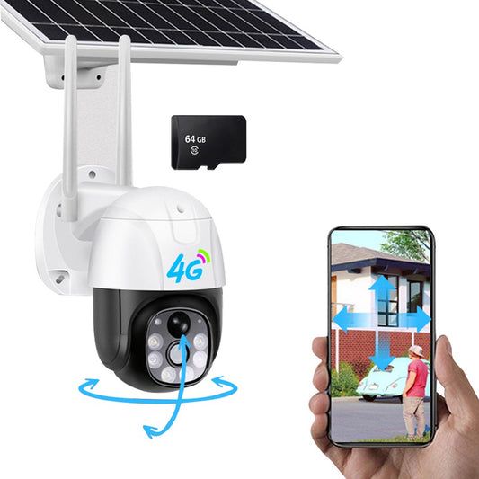 Solar Wireless Security Camera 2.4G Wi-Fi Outdoor Home Security Camera