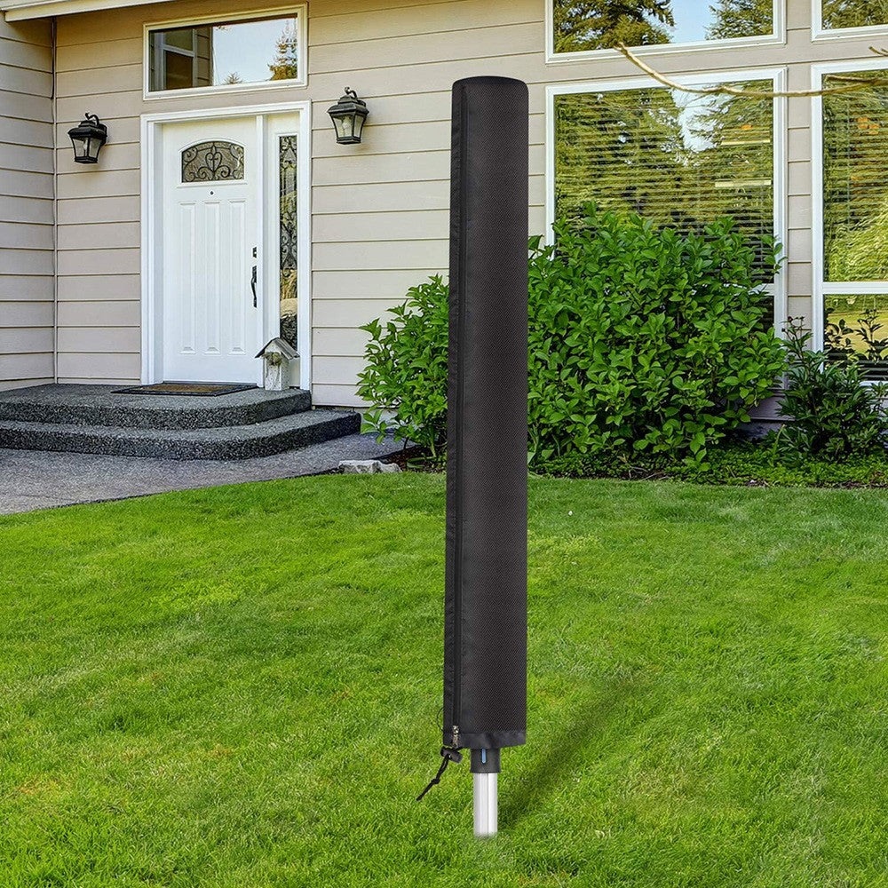 1Pc Waterproof Rotary Outdoor Umbrella Drying Rack Protective Cover