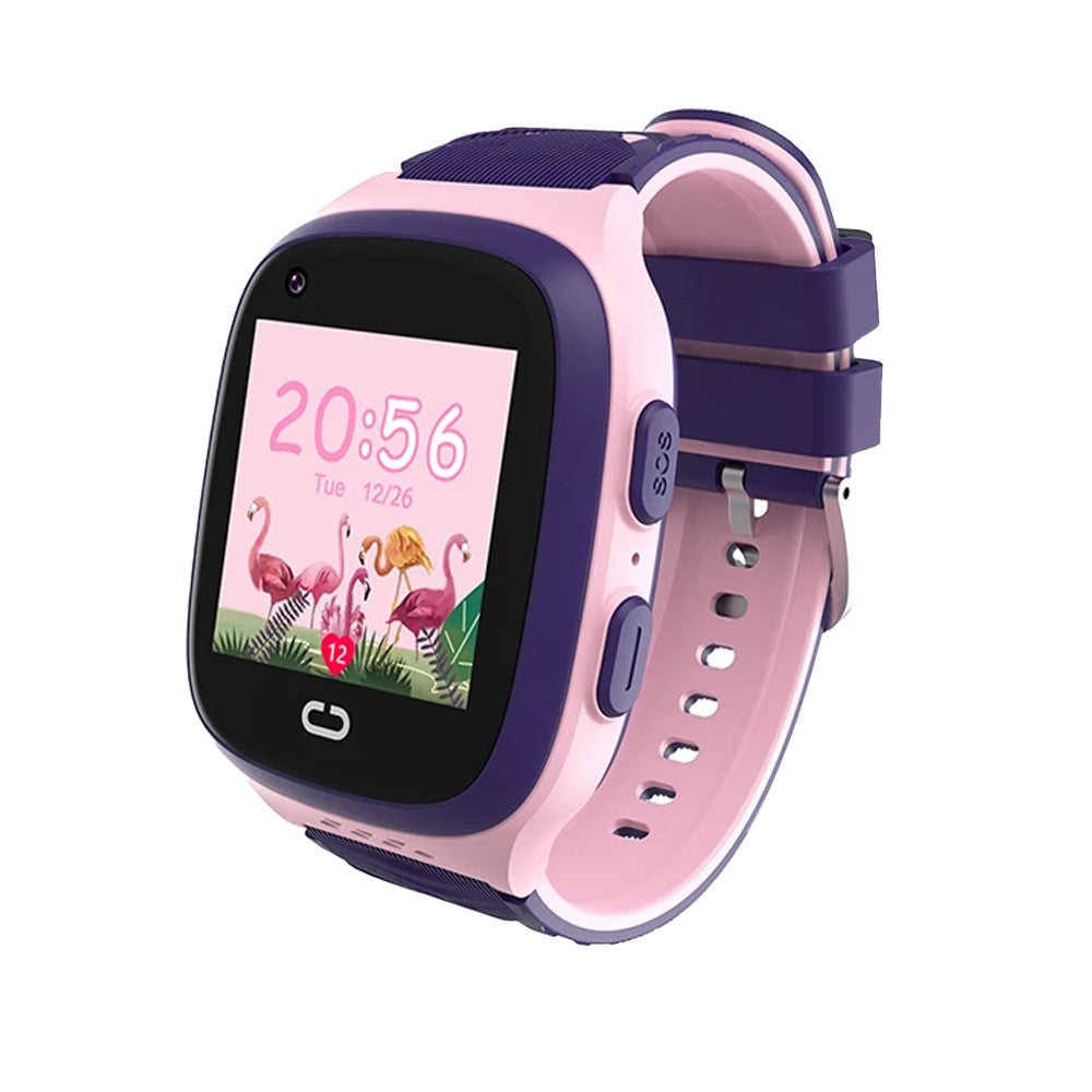 Kids 4G LTE Smart Watch GPS Tracker Watch - Pink
