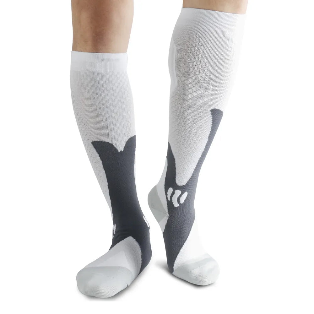 4 Pairs Mens Calf Socks Compression Socks Sport Socks