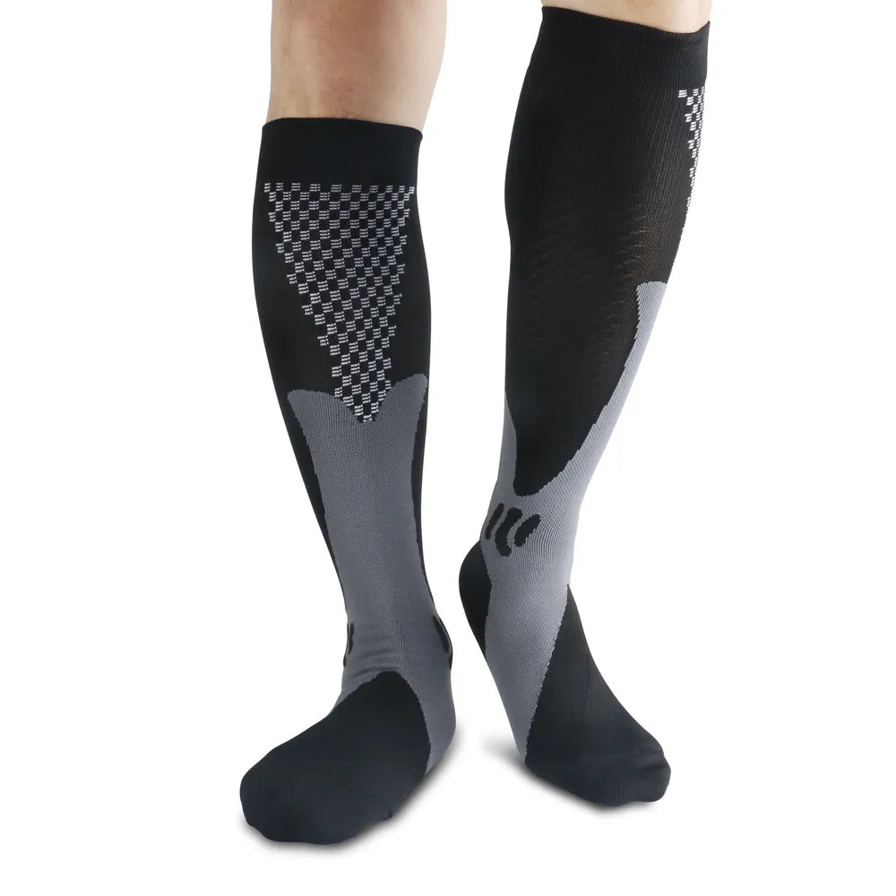 4 Pairs Mens Calf Socks Compression Socks Sport Socks