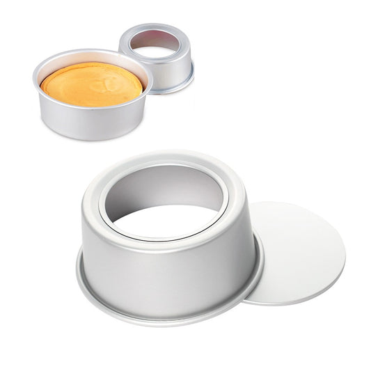 6 Inch Round Cake Mould Aluminium Alloy Baking Mold with Removable Bottom Pan