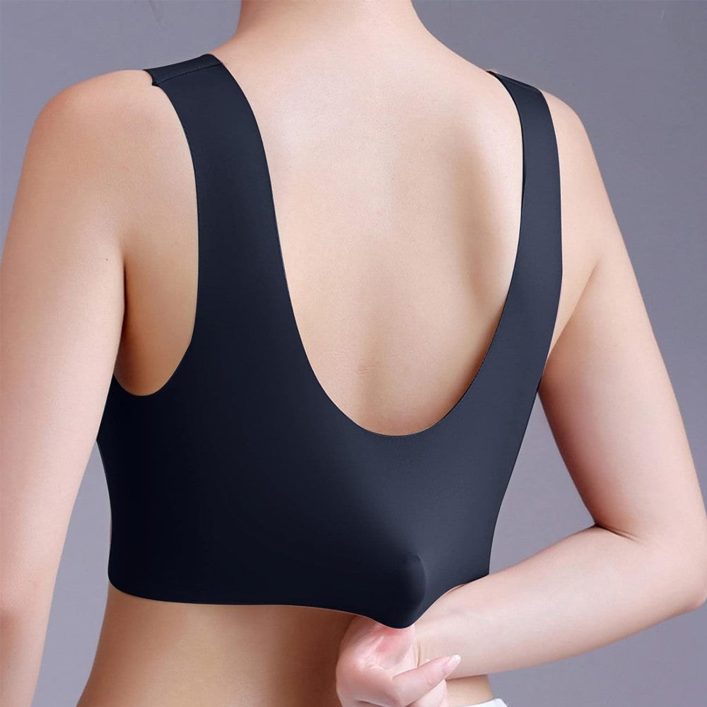 3Pcs Lace Seamless Wire Free Bra - 6XL Size