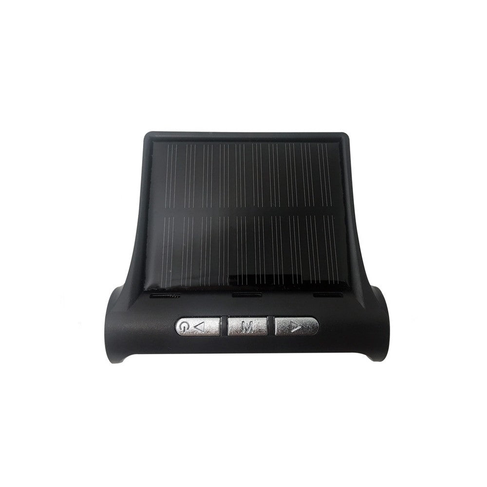 Solar Wireless TPMS Car Tire Tyre Pressure Monitor with 4 External Sensors