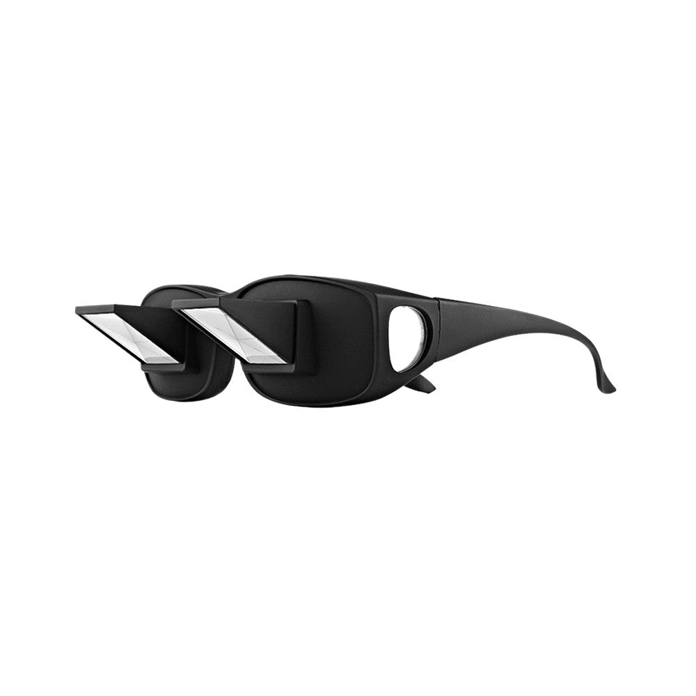 Lazy Reader Glasses Horizontal Reading Prism Spectacles for Laying Down Reading