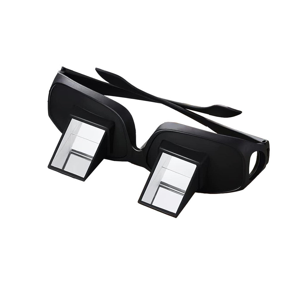 Lazy Reader Glasses Horizontal Reading Prism Spectacles for Laying Down Reading