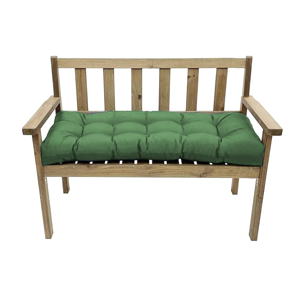 150x50cm Water-resistant Garden Bench Pad Swing Chair Cushion - Green
