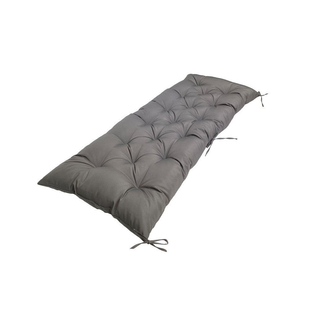 150x50cm Water-resistant Garden Bench Pad Swing Chair Cushion - Grey