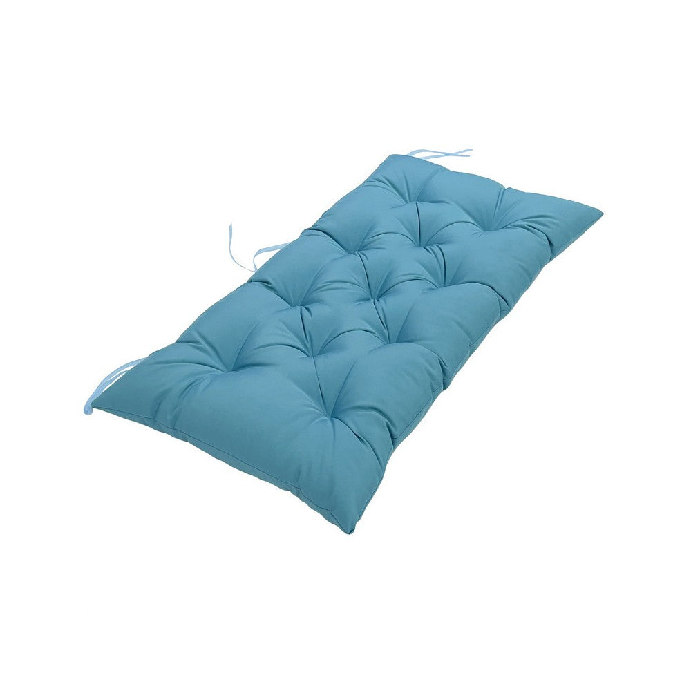150x50cm Water-resistant Garden Bench Pad Swing Chair Cushion - Peacock Blue