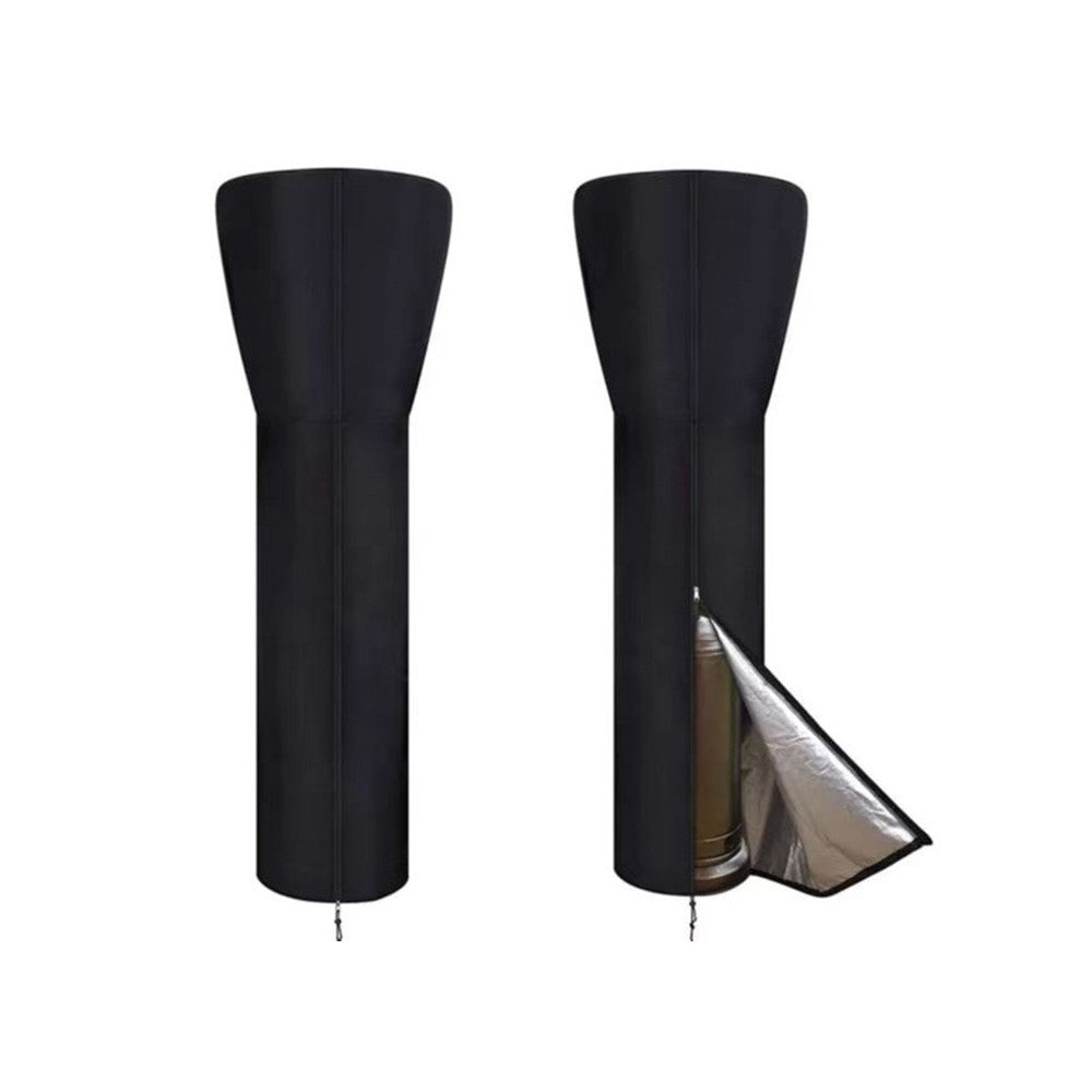 226x85x48cm Waterproof Stand-up Patio Heater Cover with Zipper
