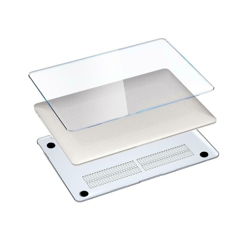 Clear Laptop Protective Case and Keyboard Cover Set for Apple MacBook Pro 14