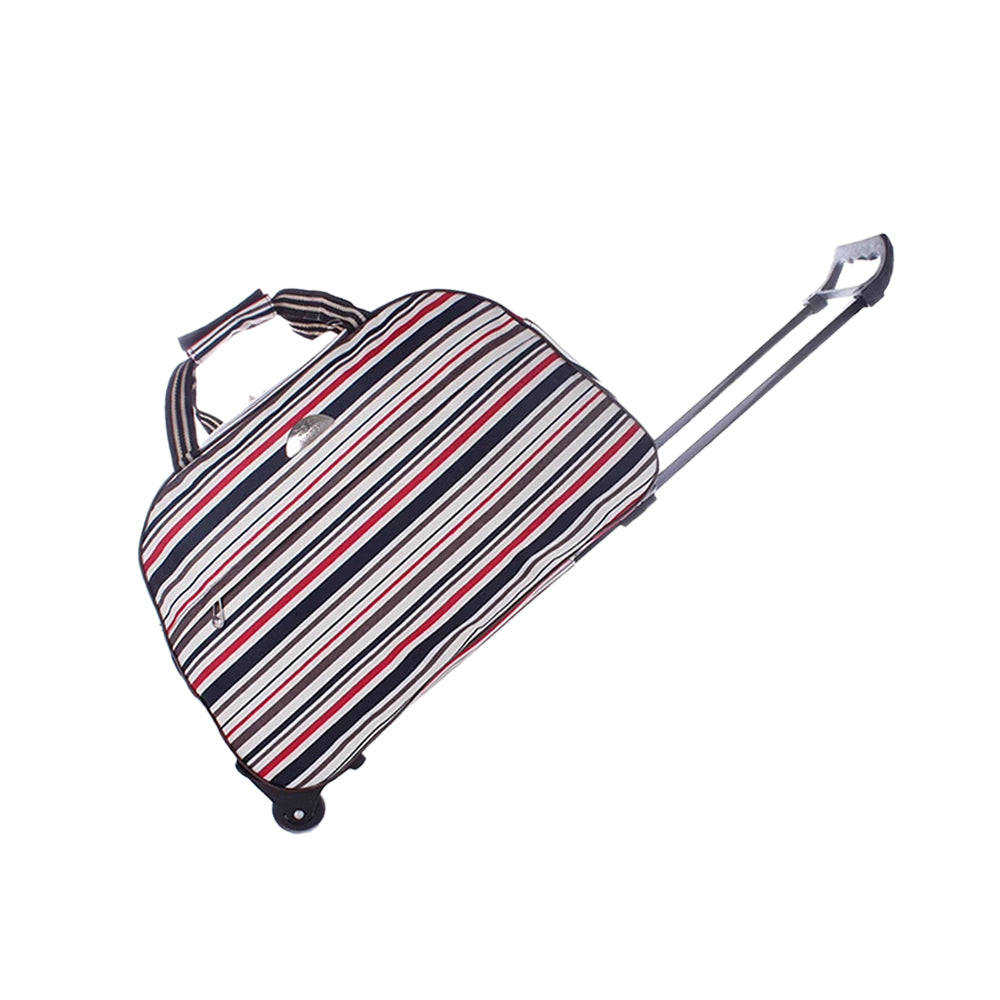 Travel 20 inch Cabin Wheeled Duffle Trolley Bag Handles Carry Bag - Mulitcolor