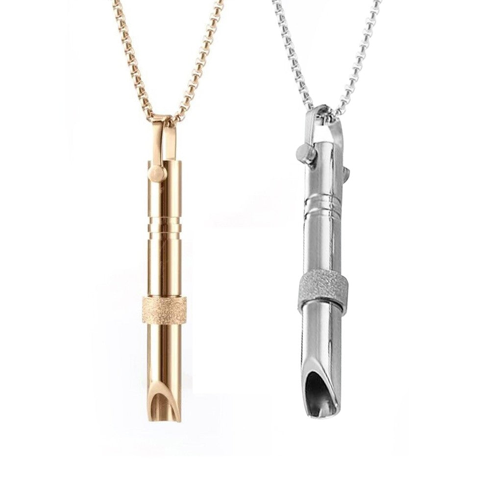 2Pcs Mindful Breathing Necklace Anxiety Relief with Cleaning Brush