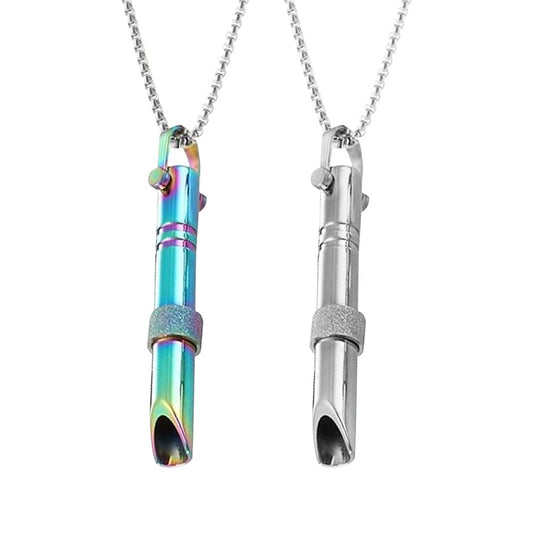 2Pcs Mindful Breathing Necklace Anxiety Relief with Cleaning Brush