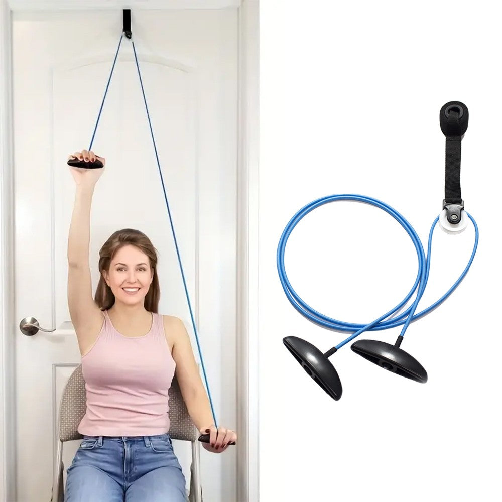 Over The Door Shoulder Pulley Physical Therapy Exerciser Pulley