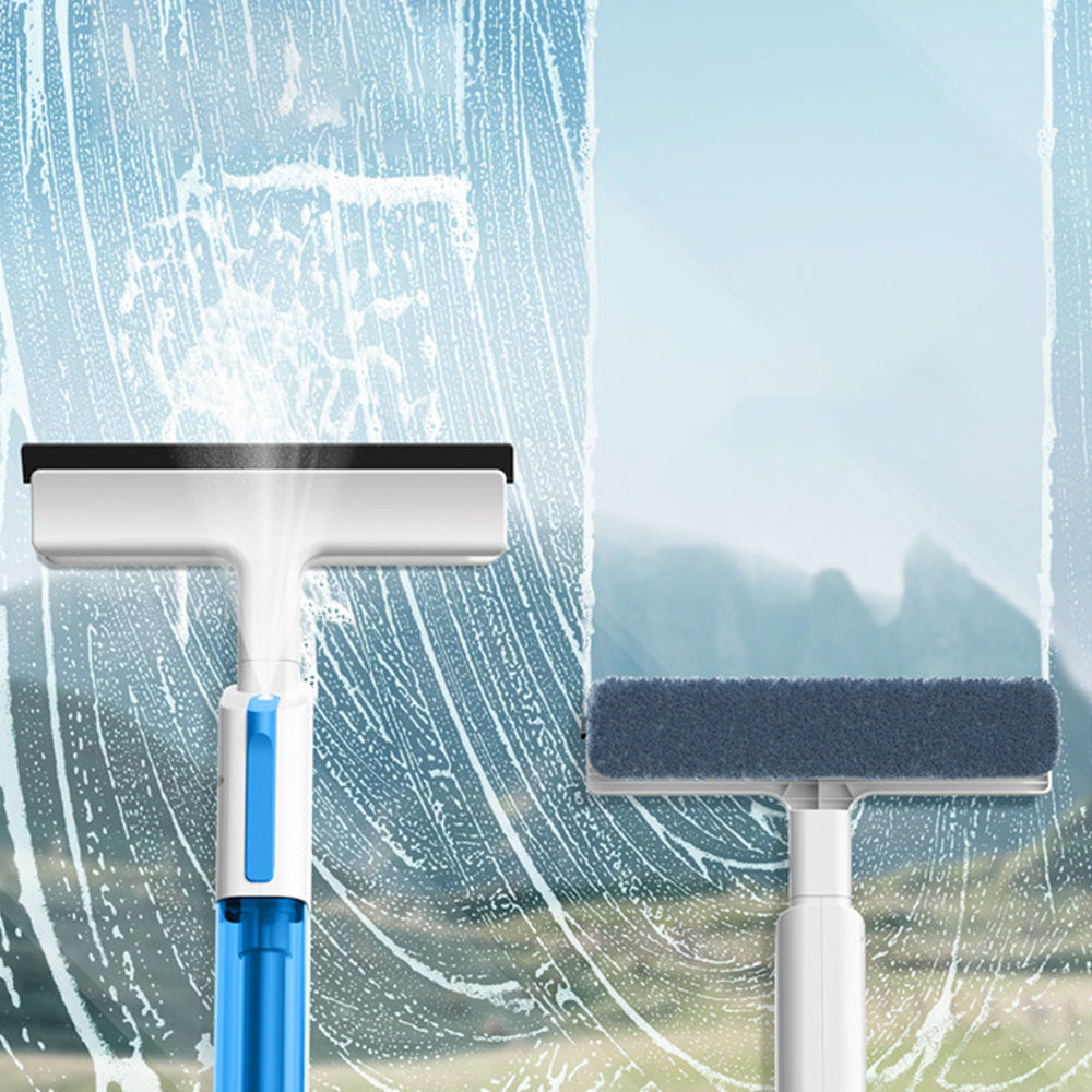 2 in 1 Squeegee for Window Cleaning with Spray Glass Scraping Window Mopping