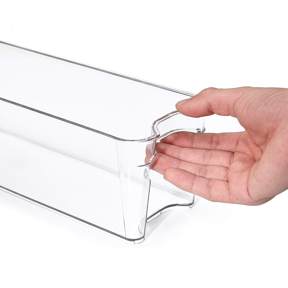 2Pcs Refrigerator Food Storage Box Fridge Organizer with Handle