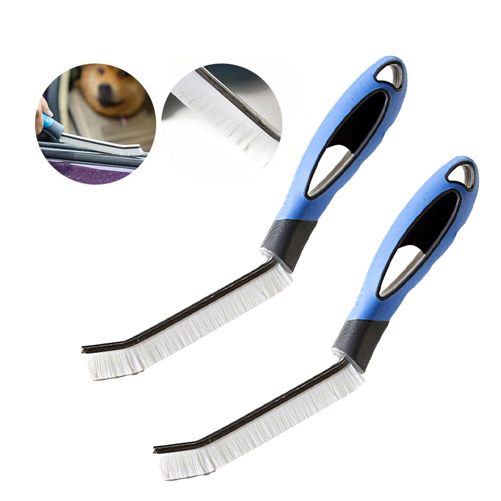 2Pcs Hard Bristle Recess Crevice Cleaning Brush Household Car Kitchen Gap Tool