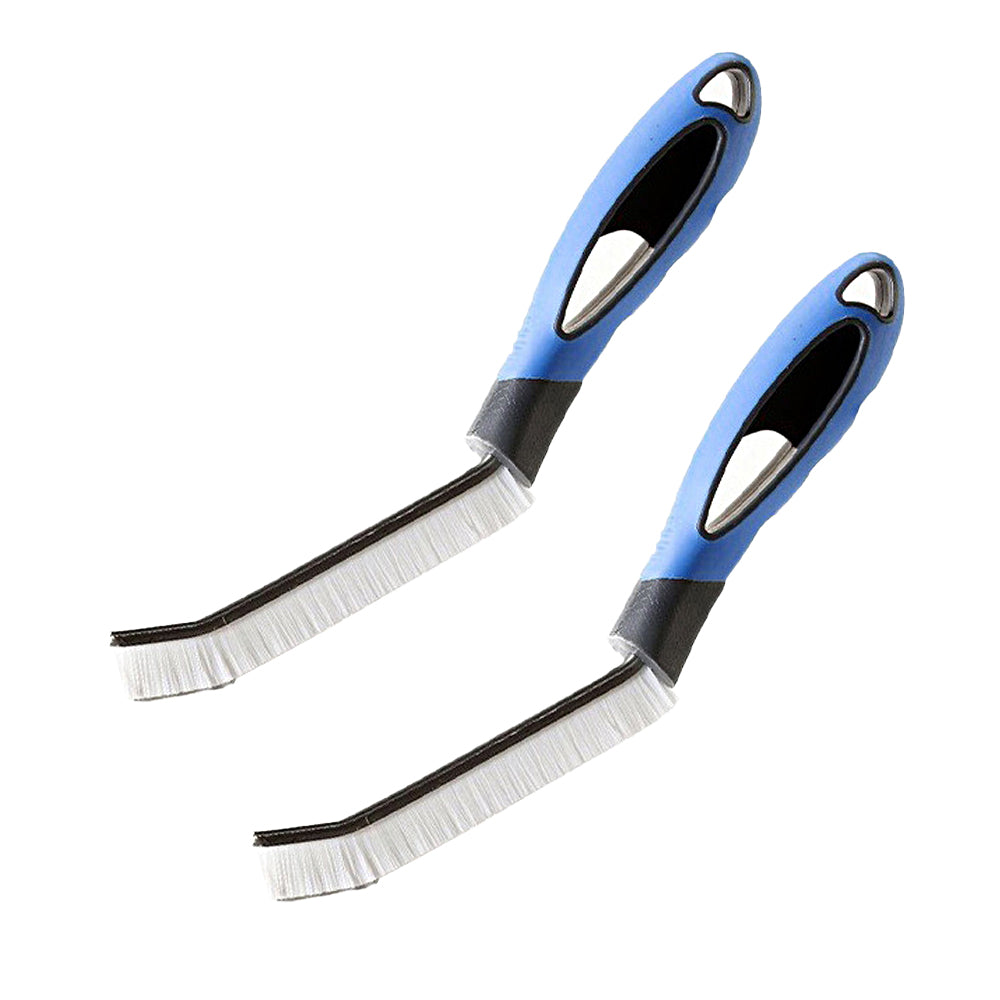 2Pcs Hard Bristle Recess Crevice Cleaning Brush Household Car Kitchen Gap Tool