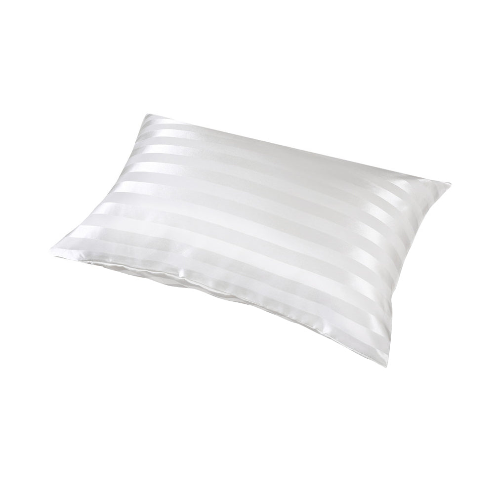 51x76cm Satin Pillowcase for Hair and Skin Envelope Closure Pillowcase - White