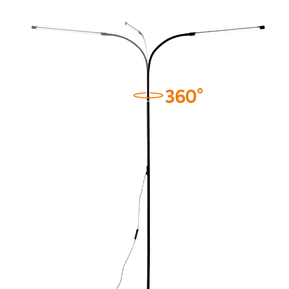 LED Floor Lamp Touch Control Reading Light with 3 Color Modes