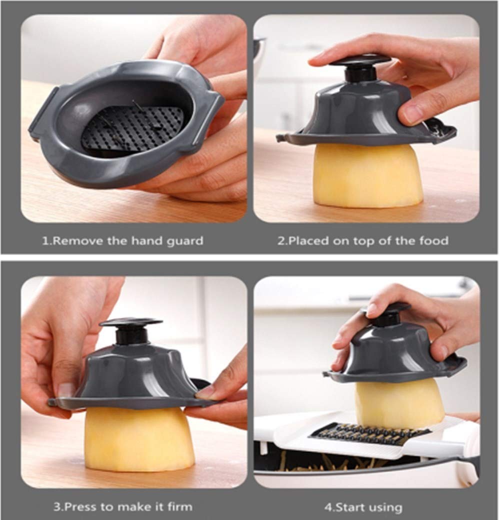 9-in-1 Kitchen Vegetable Cutter Tool with Drain Basket
