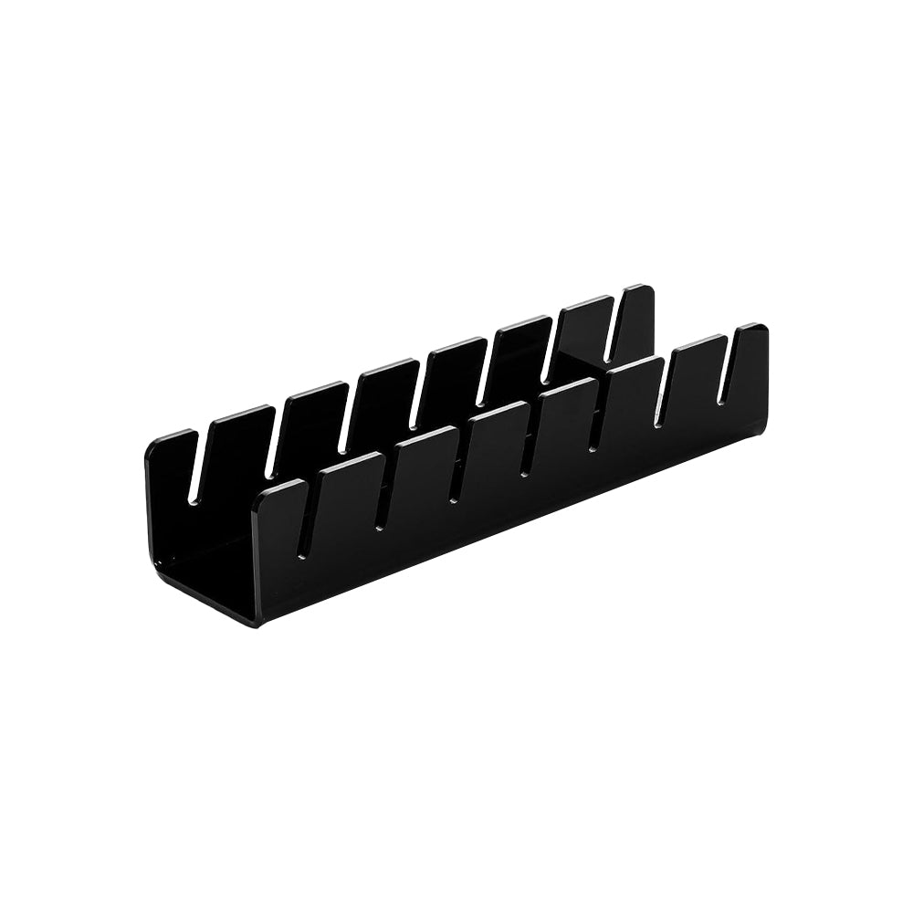 Hat Stand for Baseball Caps Acrylic Hat Organizer for 7 Baseball Caps - Black