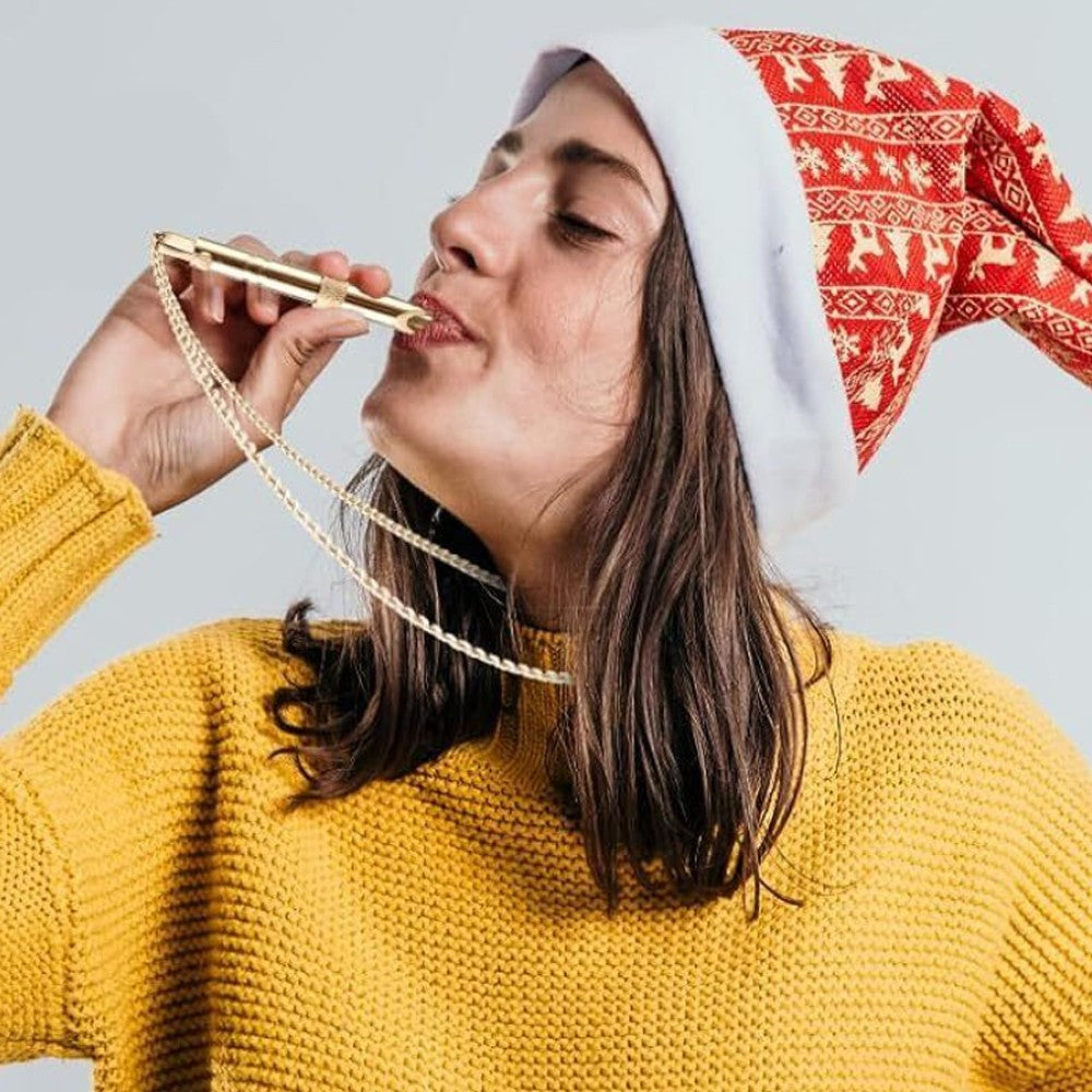 1Pc Mindful Breathing Necklace Anxiety Relief with Cleaning Brush - Rose Gold