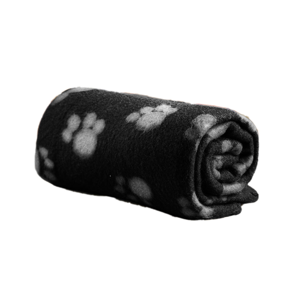 Cozy Soft Dog Pet Blanket for Couch Protection - Black