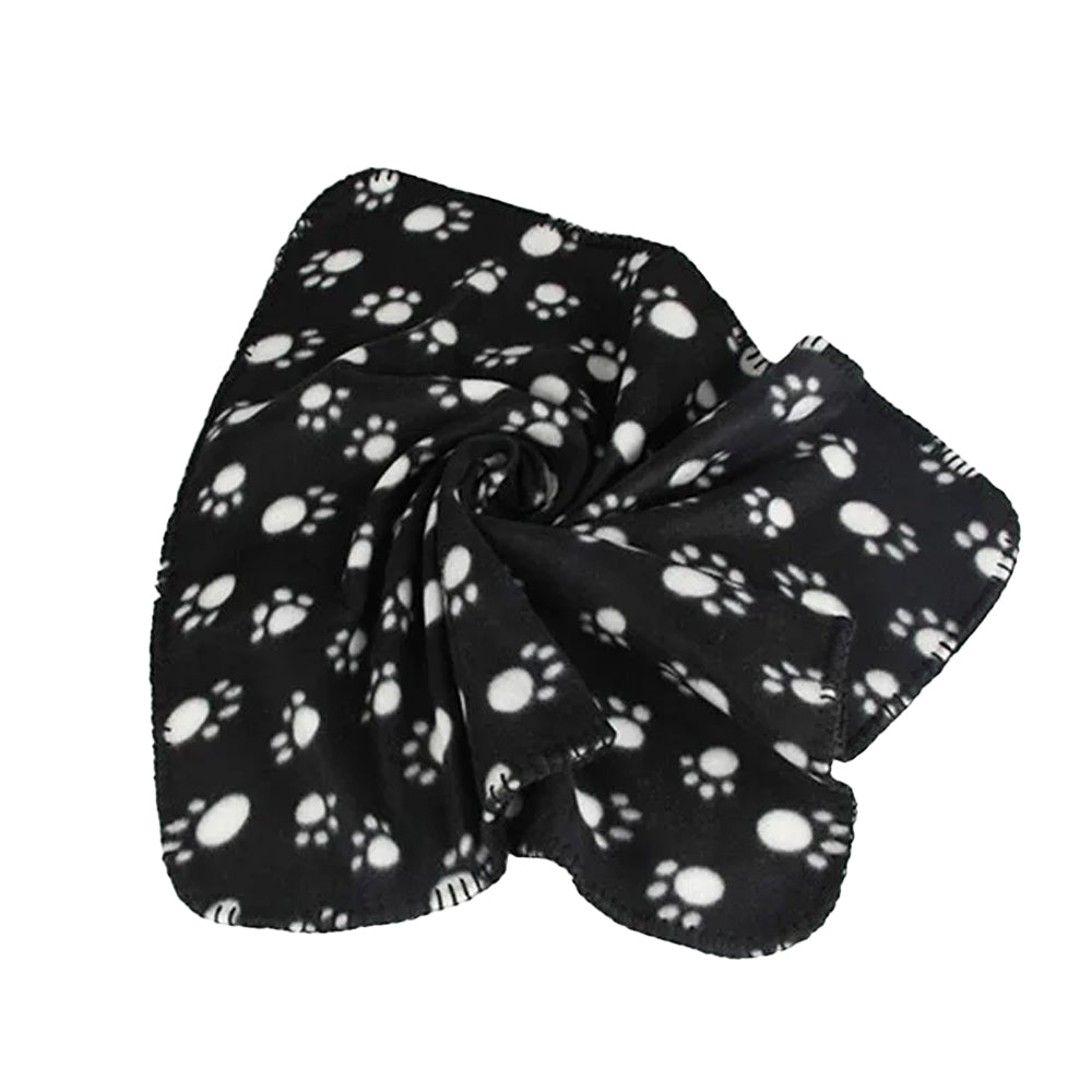 Cozy Soft Dog Pet Blanket for Couch Protection - Black