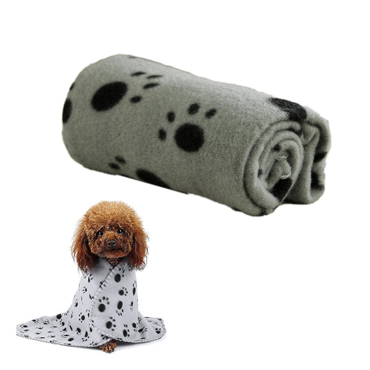 Cozy Soft Dog Pet Blanket for Couch Protection - Grey