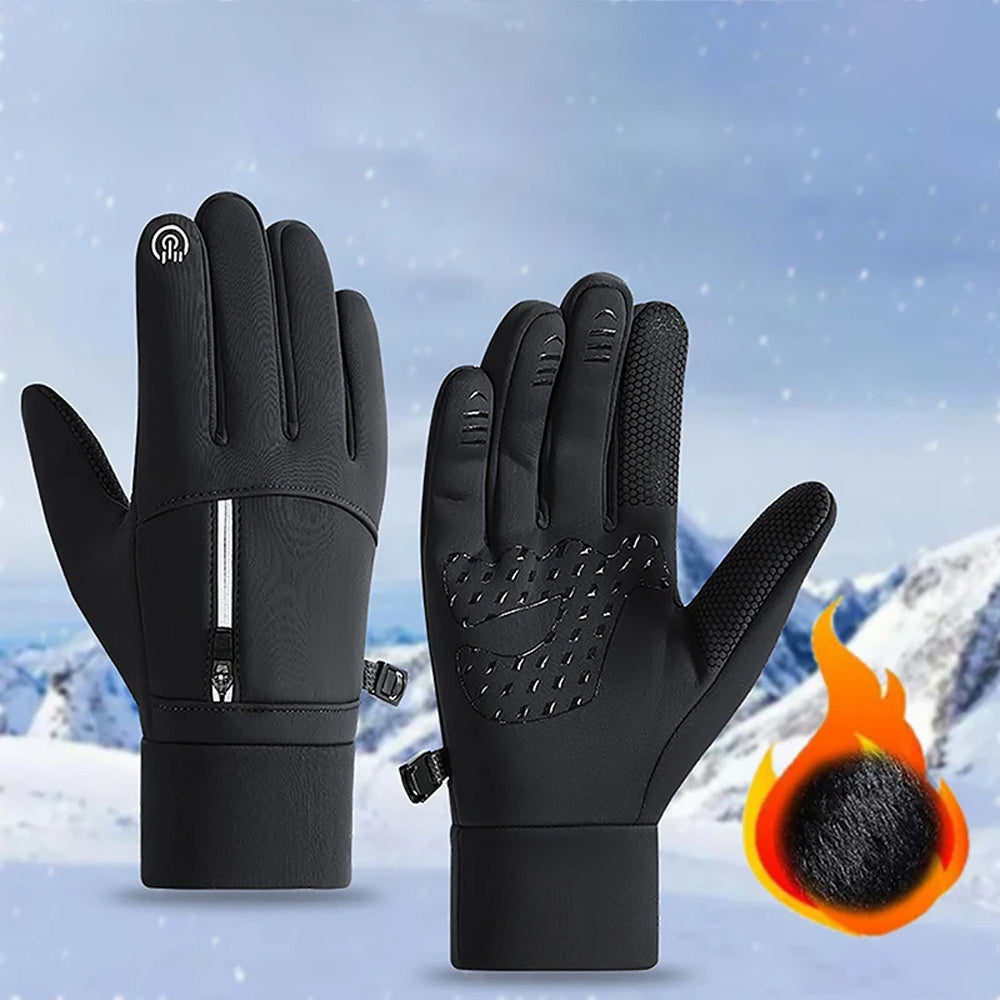 Winter Thermal Gloves Touch Screen Water-resistant Warm Cycling Gloves - ST3-M