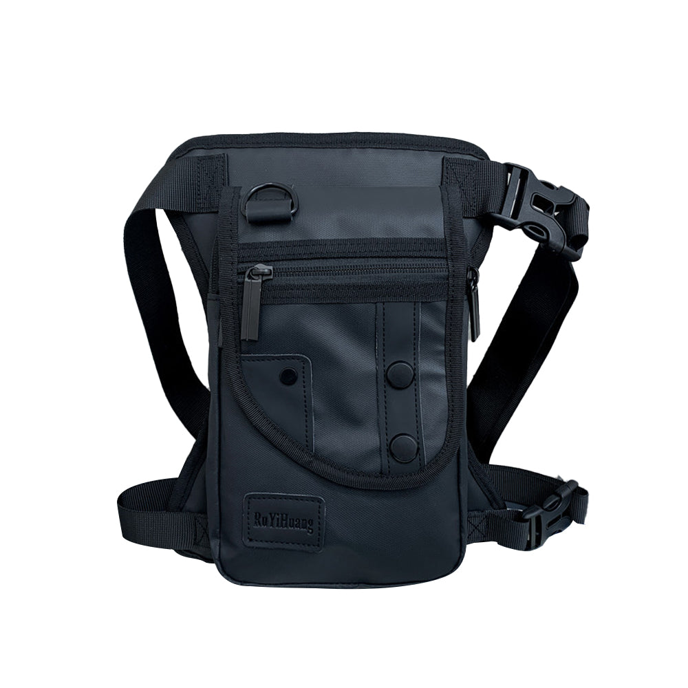 Multi-Functional Drop Legs Tactical Waist Bag Hip Drop Belt Waist Pack - Black