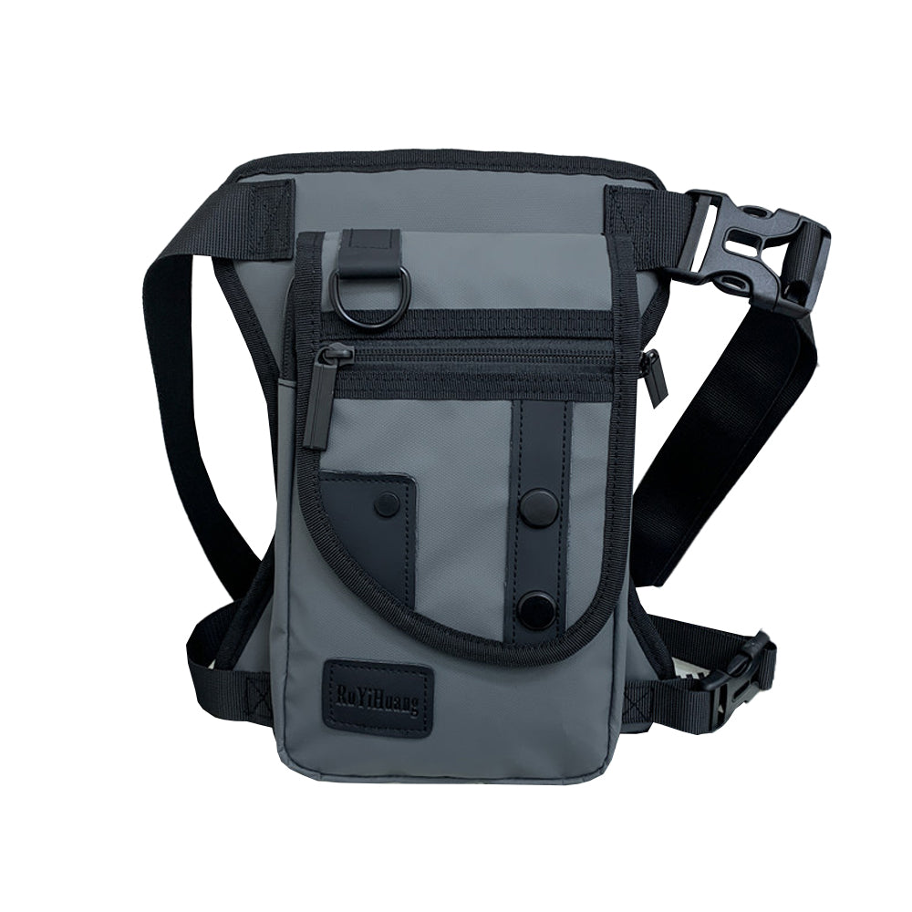 Multi-Functional Drop Legs Tactical Waist Bag Hip Drop Belt Waist Pack - Grey