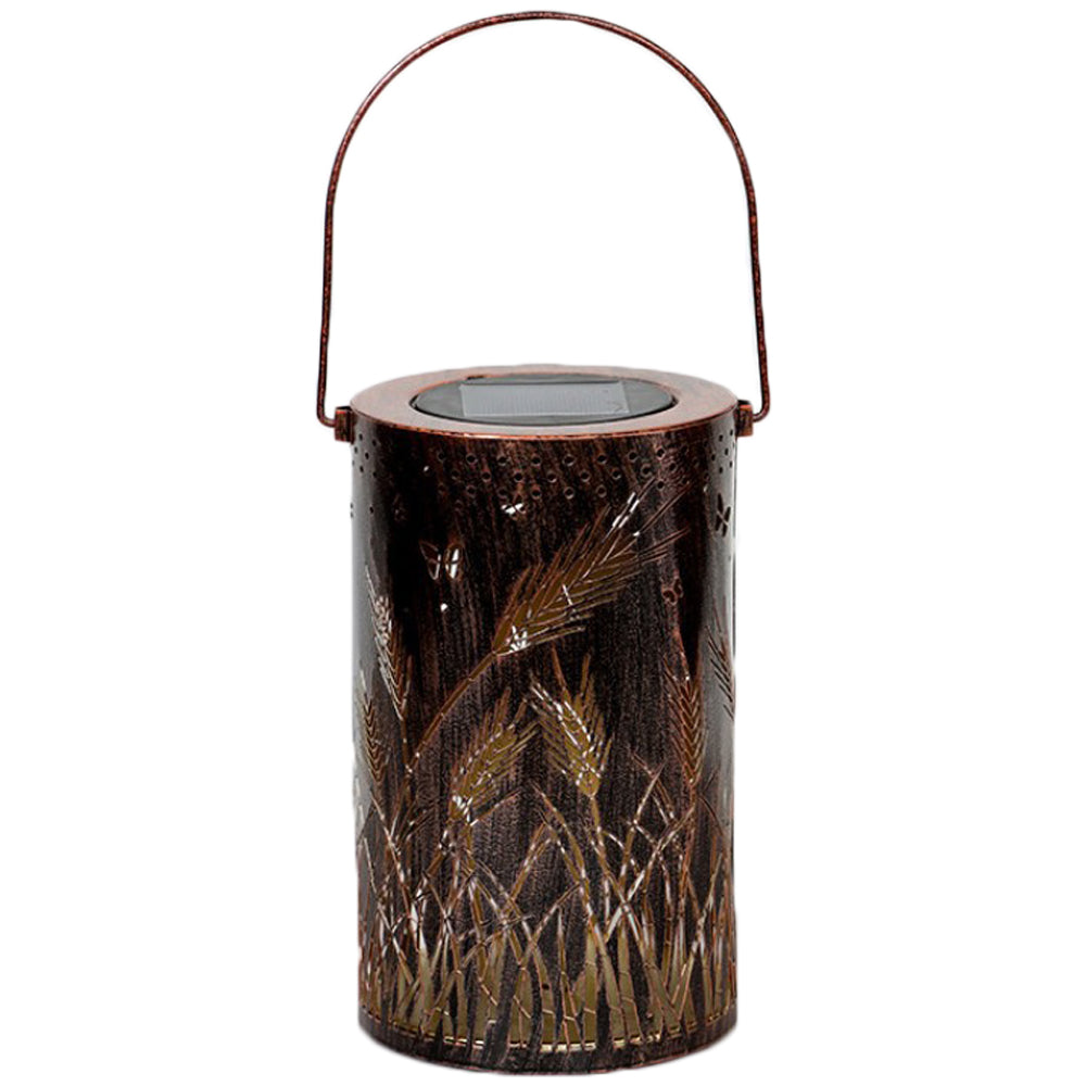 3D Dynamic Solar Lantern Ears Hollowed Out Outdoor Hanging Lantern Lights