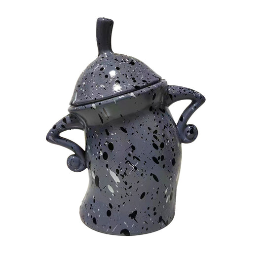 Canister with Attitude Storage Canister Food Storage Jar with Lid Grey
