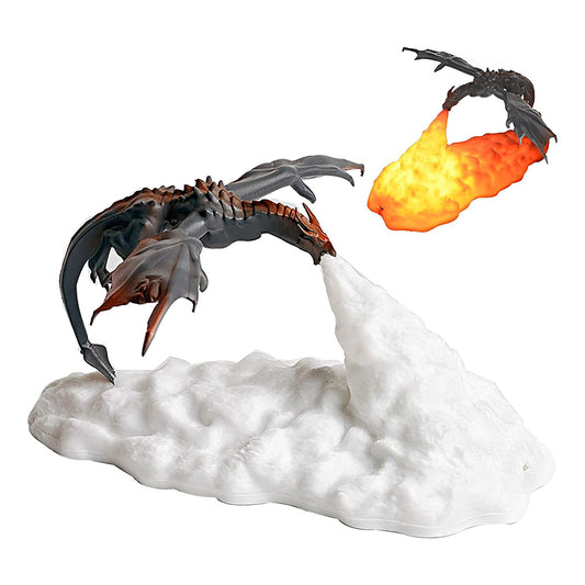 3D Printed Fire Breathing Dragon Night Light with USB Rechargeable