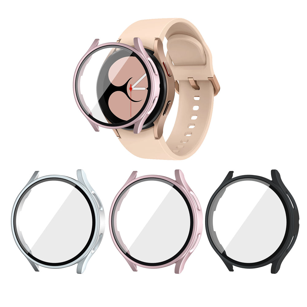3Pcs Full Screen Protector Case Hard PC Cover for Samsung Galaxy Watch 6 40mm