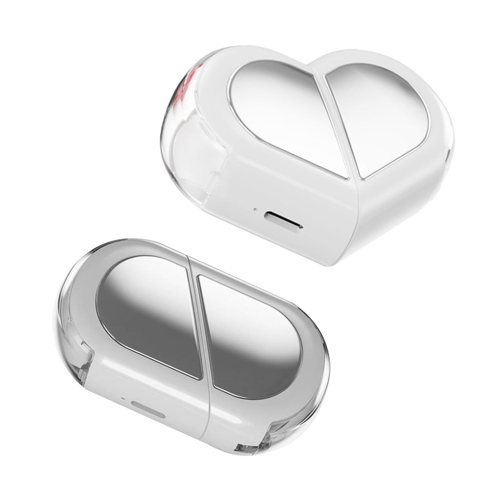 Wireless TWS 5.3 Audio Earphones Convertible Heart-Shaped Couple Earbuds White