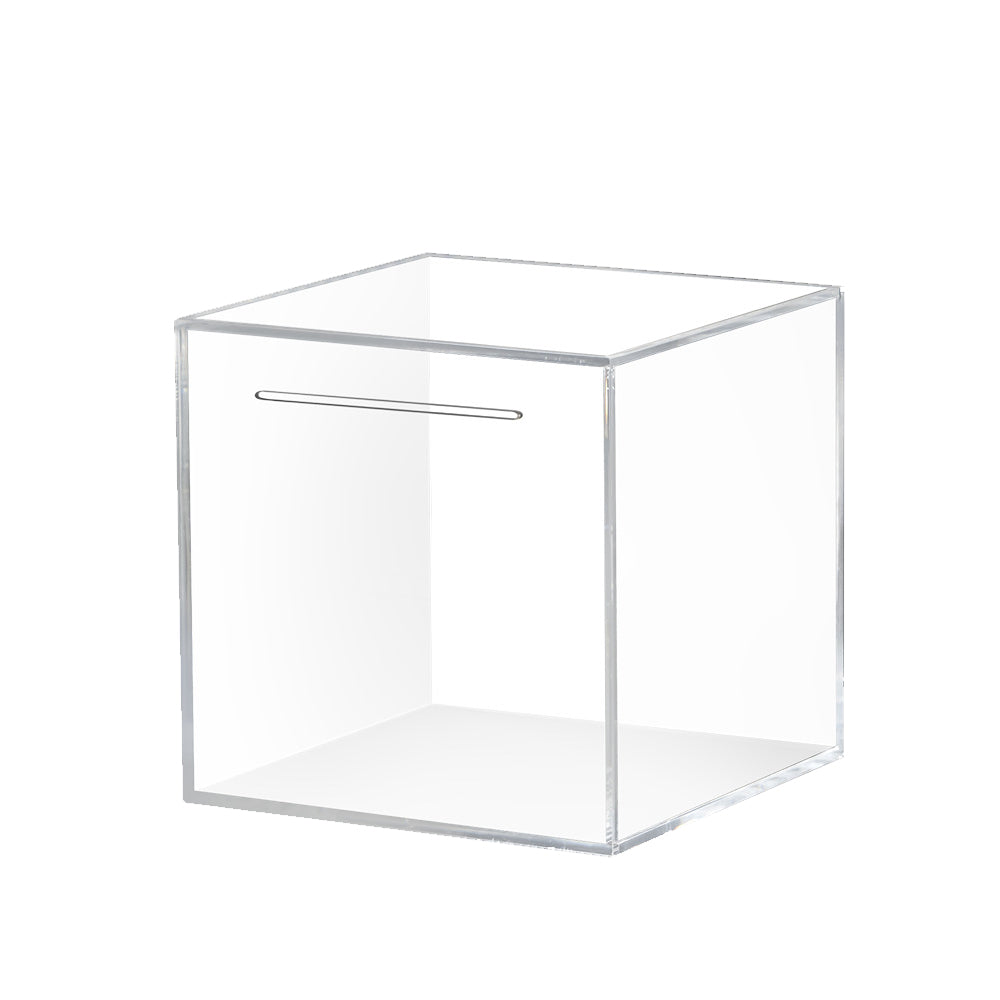 15x15x15cm Acrylic Clear Piggy Bank Must Break to Open Acrylic Piggy Bank