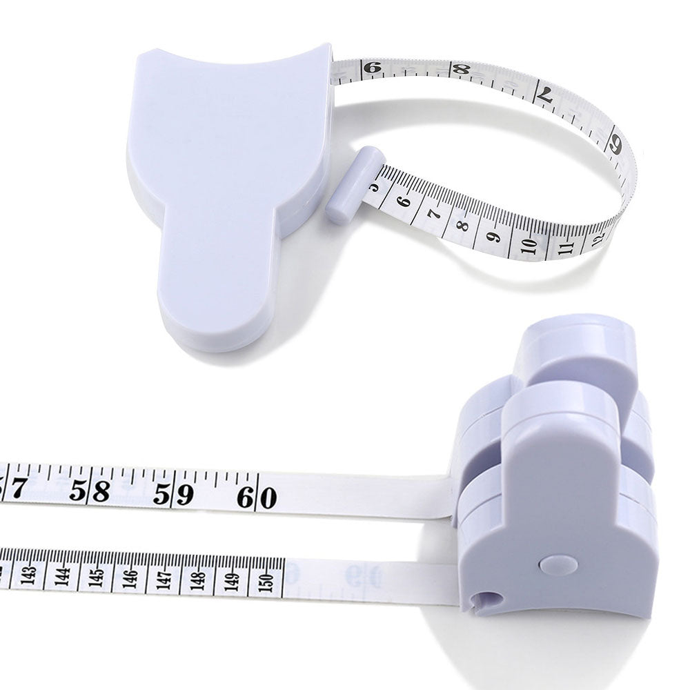 2 X Body Tape Measure 150cm Retractable Measuring Tape Tape Measure for Body