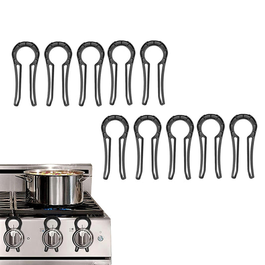 10Pcs Gas Stove Knob Locks Baby Proof Oven Knob Safety Covers