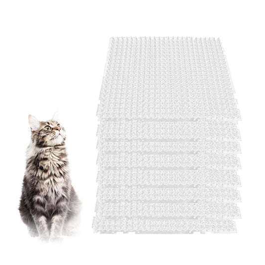 8Pcs 43x34cm Scat Mat for Cats Spike Mat Repelling Cat Mat