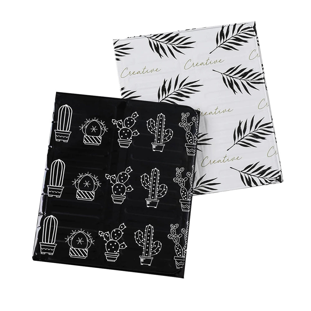 2Pcs Oil Splatter Guard Anti-Splatter Shield Screen Cover Black White